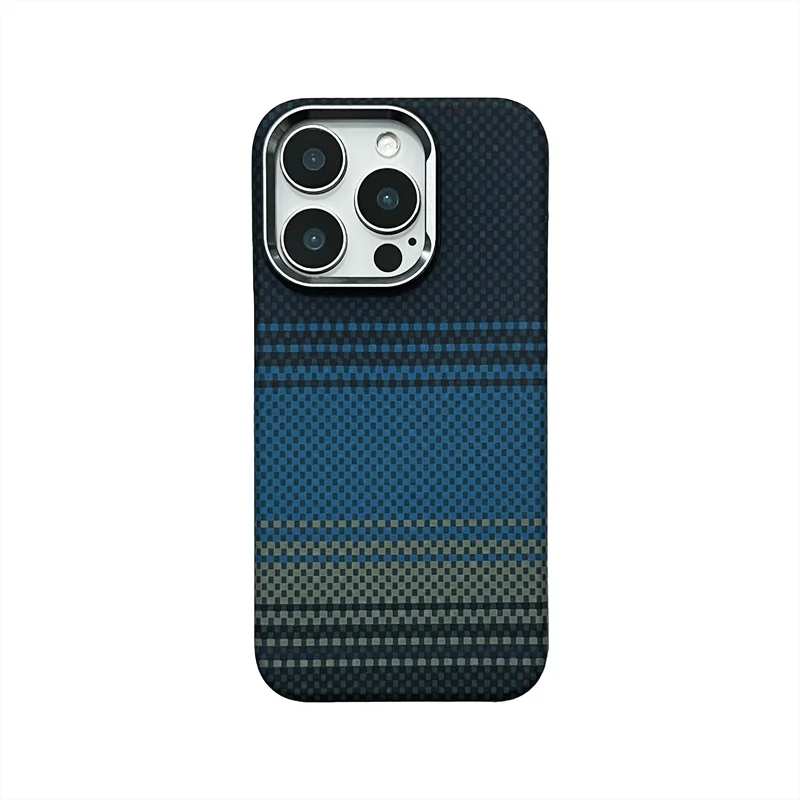 CoreShield™ – Carbon Texture MagSafe Case with Alloy Lens Guard