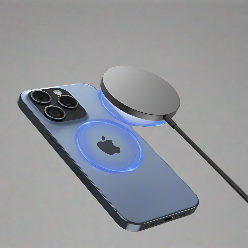 PowerDock™ 100W – Magnetic Wireless Charging Station for iPhone 12–16 Series (USB + Type-C)