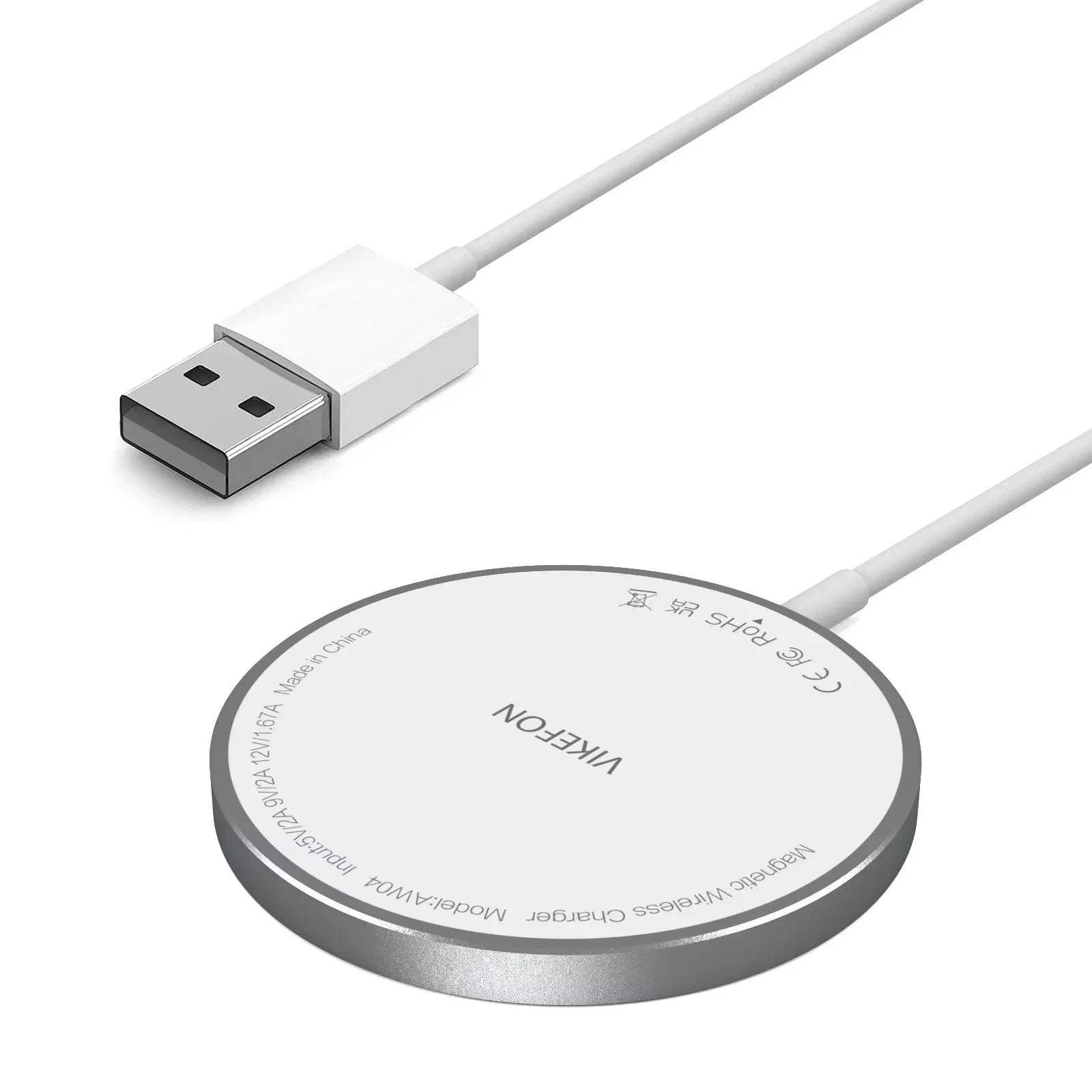 PowerDock™ 100W – Magnetic Wireless Charging Station for iPhone 12–16 Series (USB + Type-C)