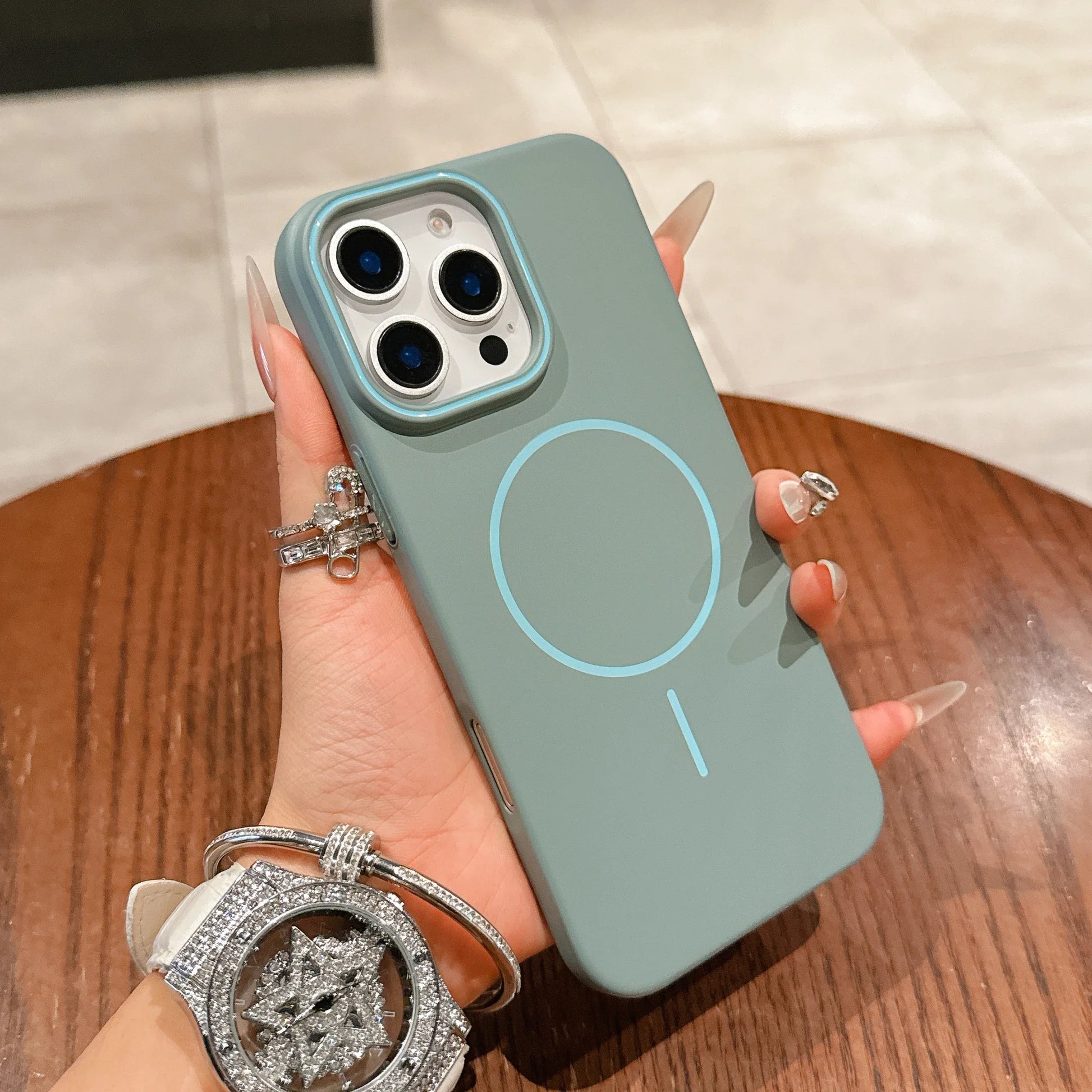 SlimMag™ – Ultra-Thin Magnetic Case with Shockproof Protection for iPhone 13–16