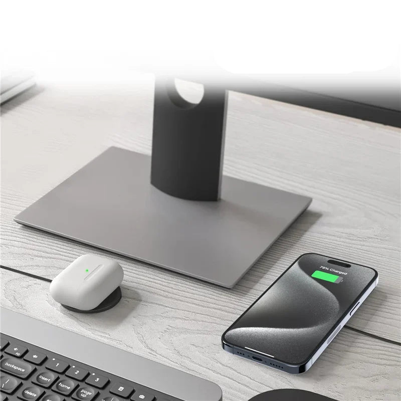 PowerDock™ 100W – Magnetic Wireless Charging Station for iPhone 12–16 Series (USB + Type-C)
