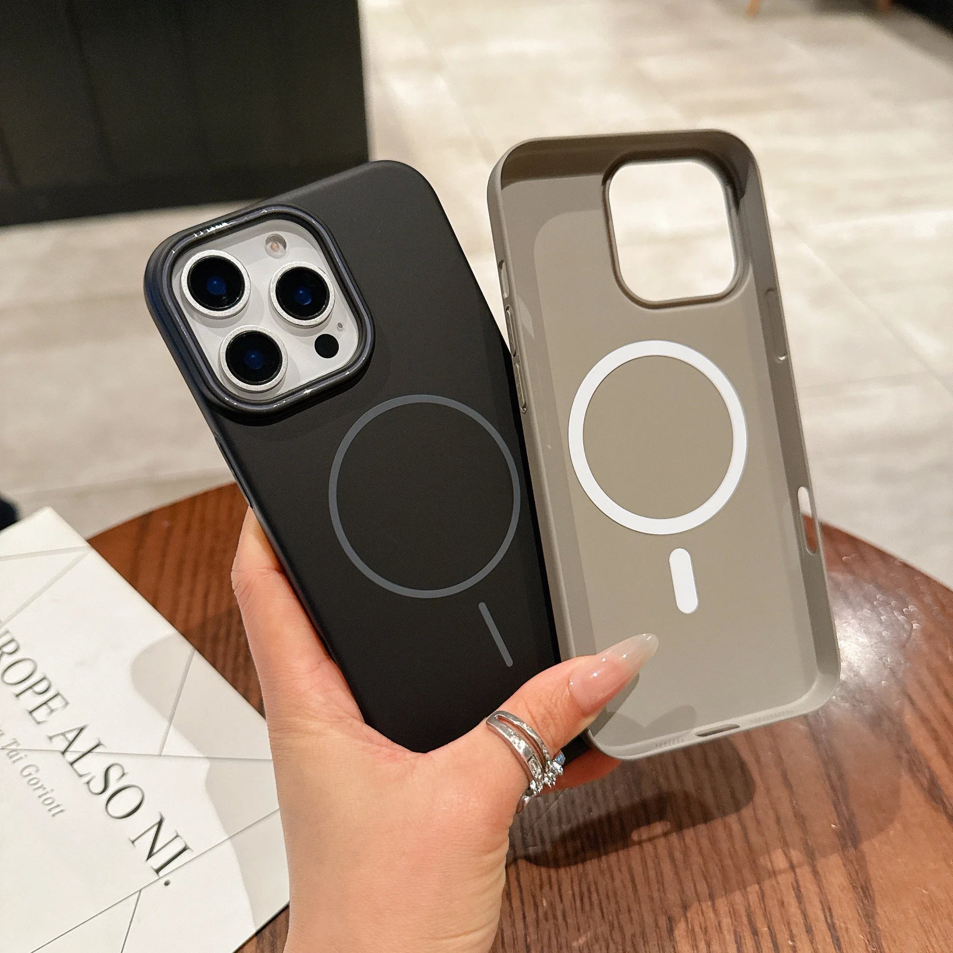 SlimMag™ – Ultra-Thin Magnetic Case with Shockproof Protection for iPhone 13–16