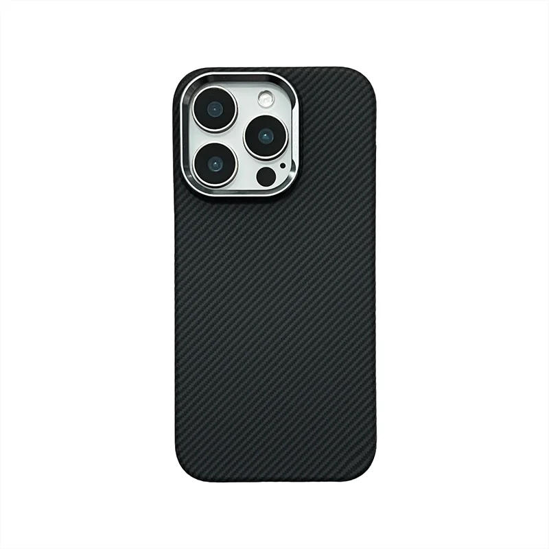 CoreShield™ – Carbon Texture MagSafe Case with Alloy Lens Guard