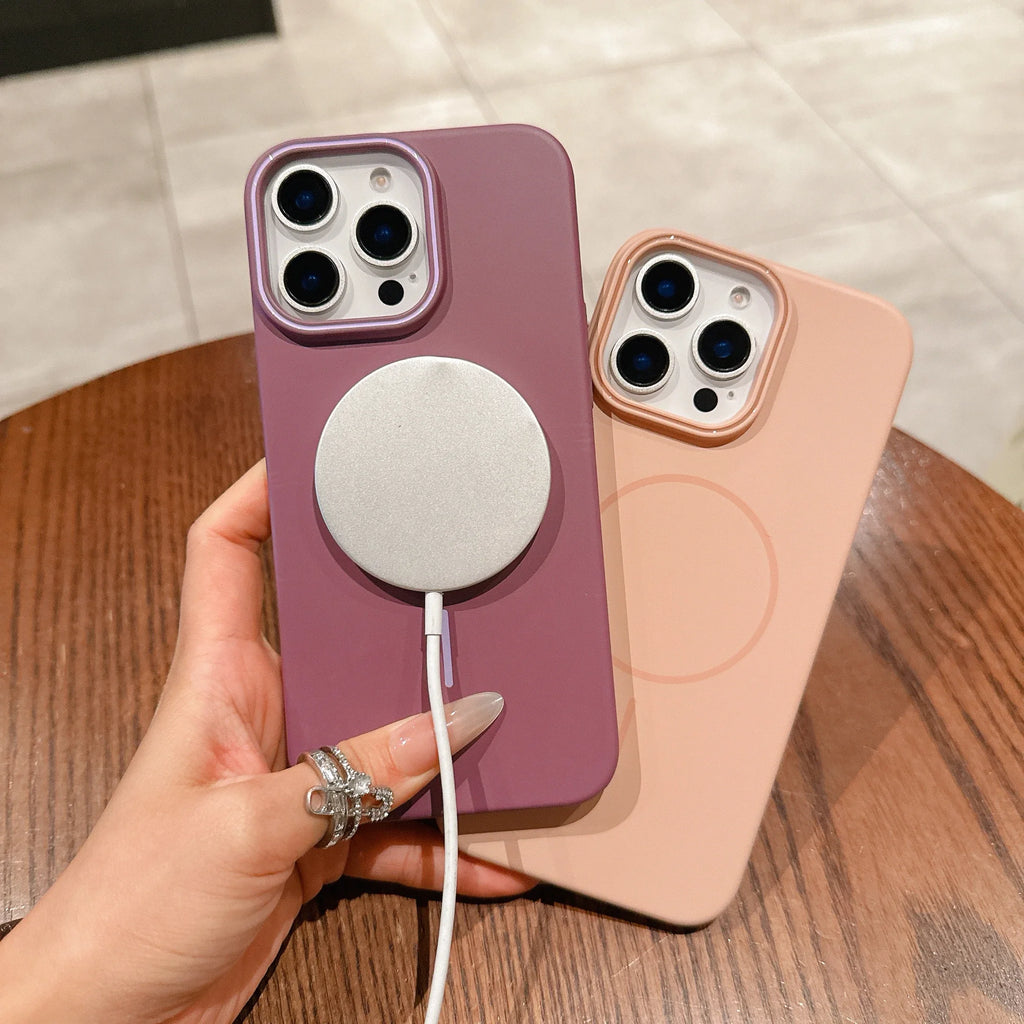 SlimMag™ – Ultra-Thin Magnetic Case with Shockproof Protection for iPhone 13–16