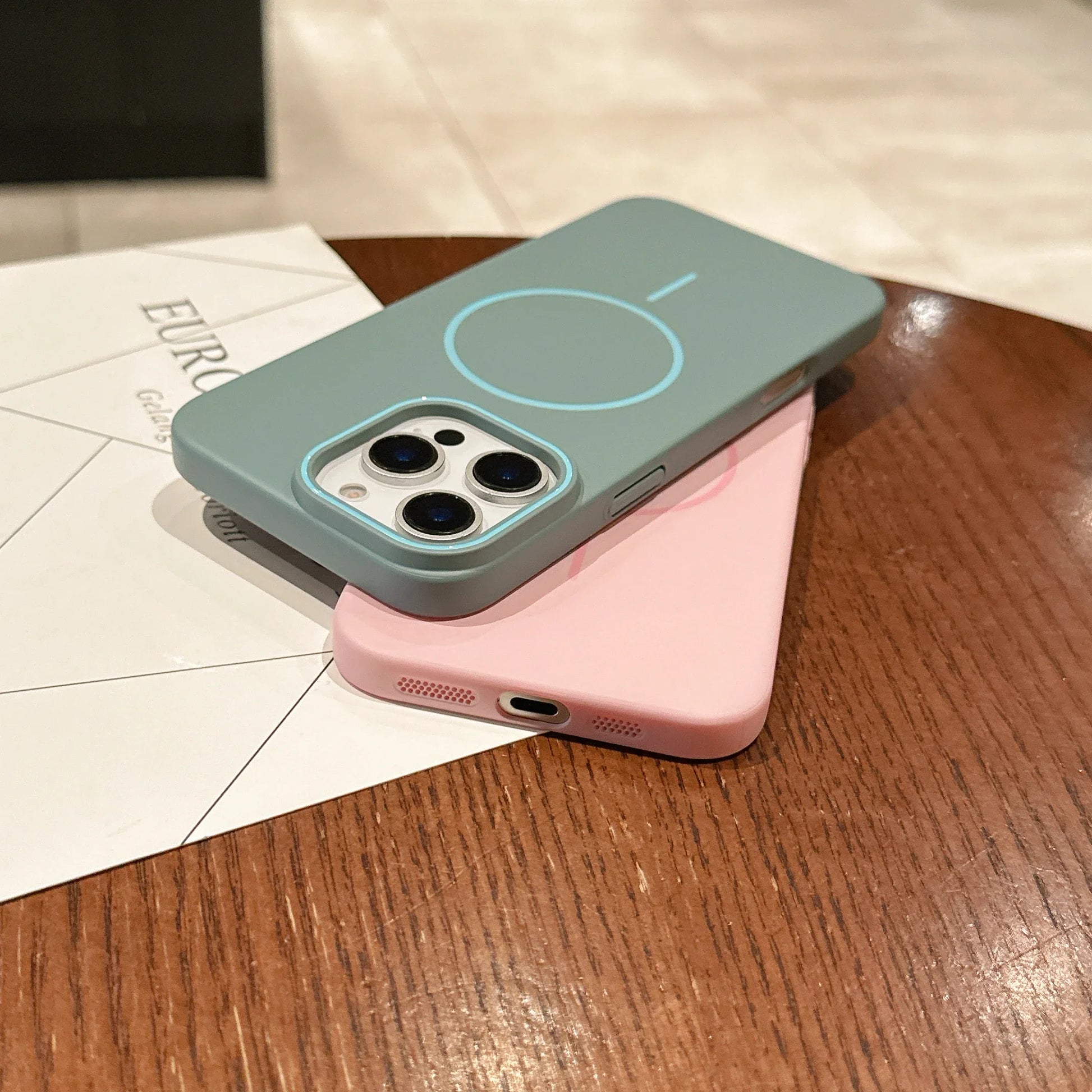 SlimMag™ – Ultra-Thin Magnetic Case with Shockproof Protection for iPhone 13–16