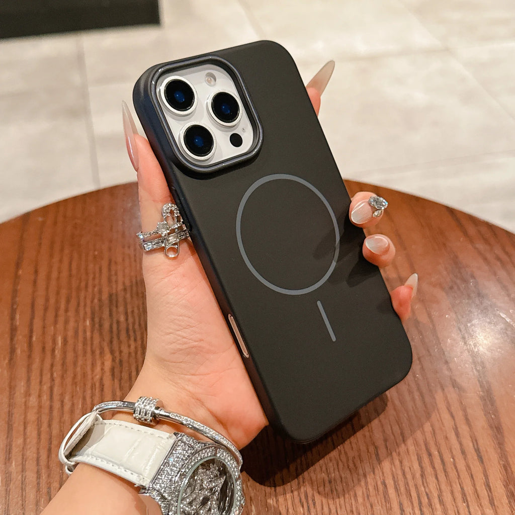 SlimMag™ – Ultra-Thin Magnetic Case with Shockproof Protection for iPhone 13–16