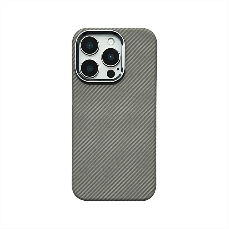 CoreShield™ – Carbon Texture MagSafe Case with Alloy Lens Guard