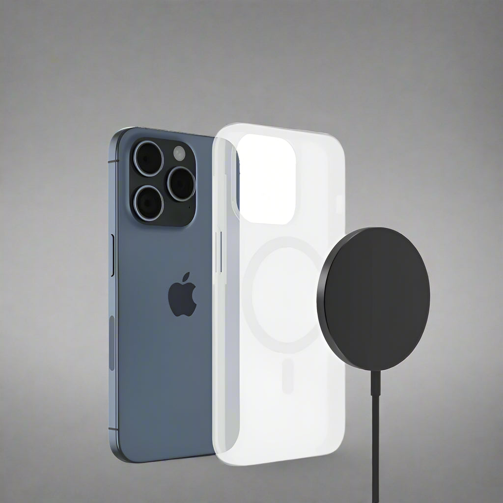 PowerDock™ 100W – Magnetic Wireless Charging Station for iPhone 12–16 Series (USB + Type-C)